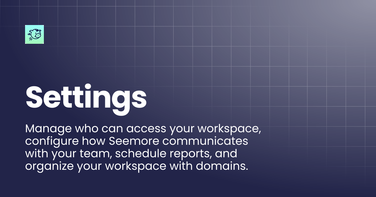 Settings | Docs